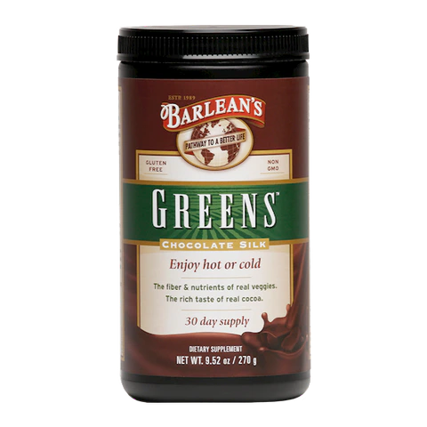 Barleans - Chocolate Silk Greens Powder - 9.52 oz