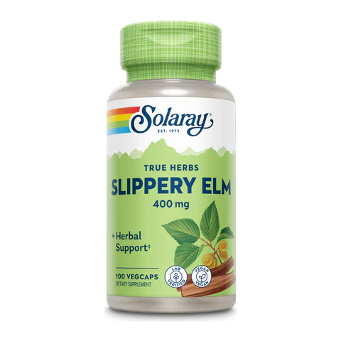 Solaray - Slippery Elm Bark - 100 Capsules