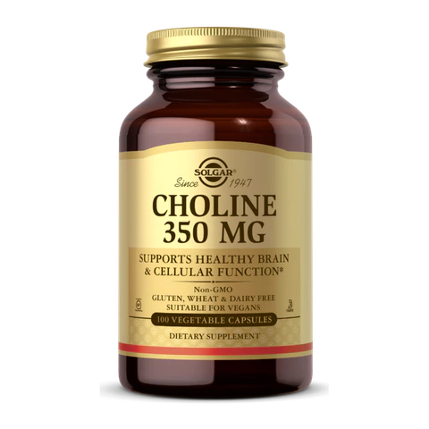 Solgar - Choline 350 mg - 100 Capsules