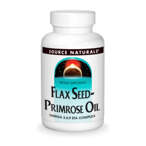 Source Naturals - Flaxseed-Primrose 1300mg - 90 Softgels