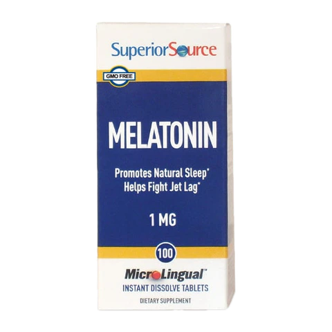 Superior Source - Melatonin 1 mg - 100 Tablets