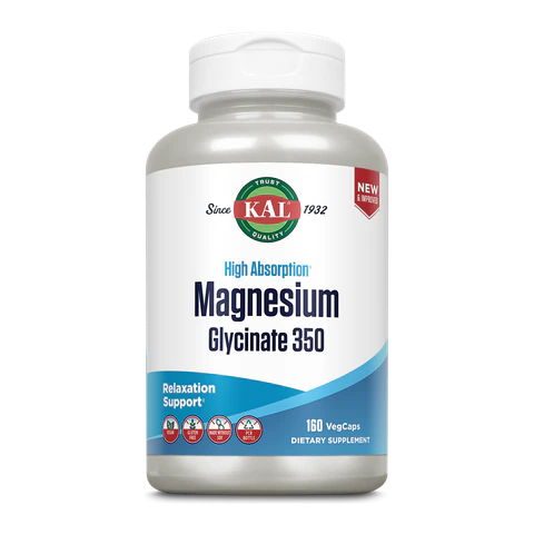 Kal - Magnesium Glycinate 350mg - 160 Veg Capsules