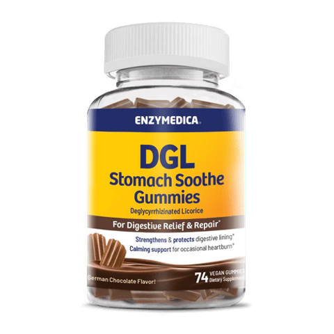 Enzymedica - DGL Stomach Soothe Gummies - 74 Gummies