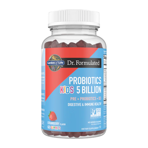 Garden of Life - Dr. Formulated Probiotics Kids 5 Billion Strawberry - 60 Gummies