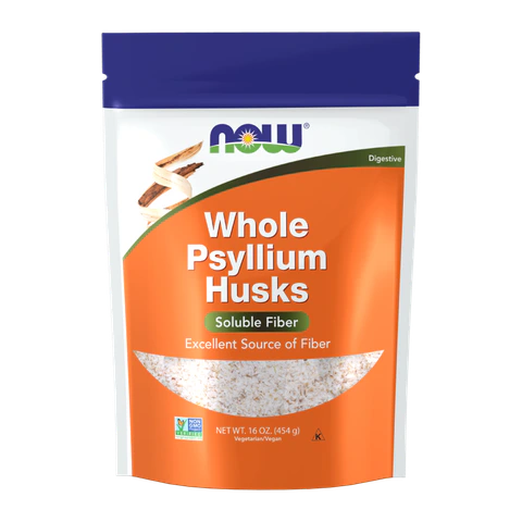 Now - Psyllium Husks Whole - 1 lb