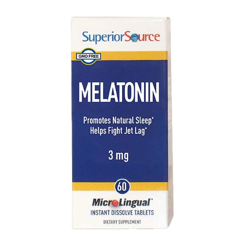 Superior Source - Melatonin 3 mg - 60 Tablets