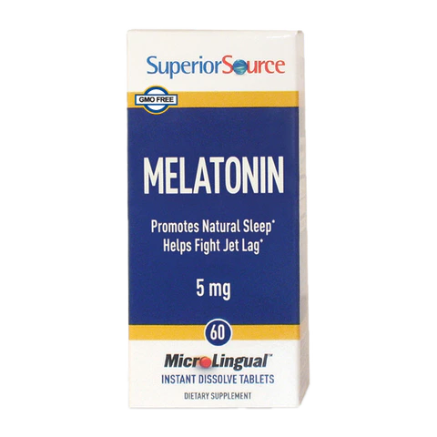 Superior Source - Melatonin 5 mg - 60 Tablets