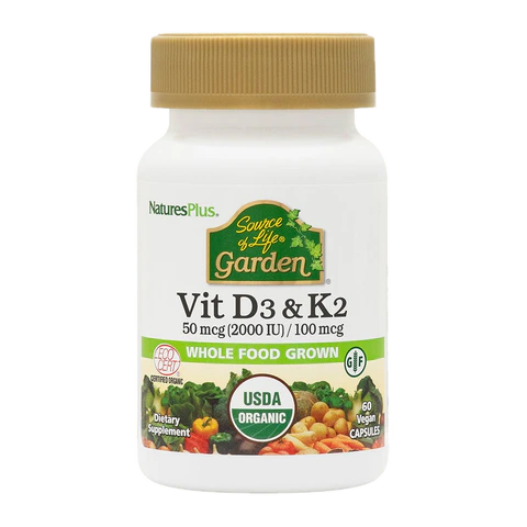Natures Plus - D3/K2 - 60 Capsules
