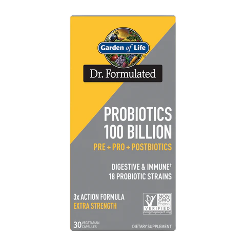 Garden of Life - Dr. Formulated Probiotics 100 Billion - 30 Veg Capsules