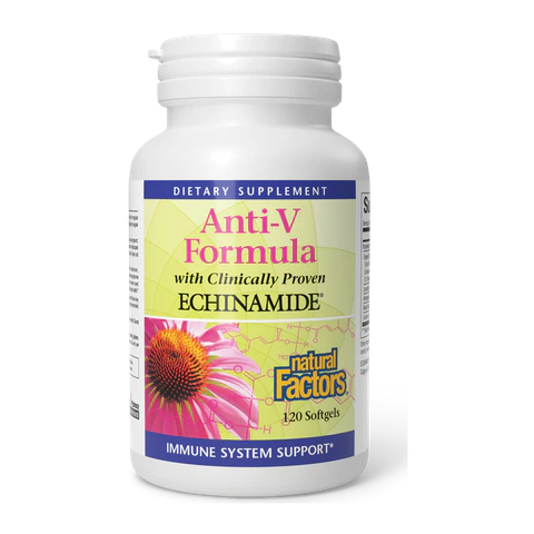 Natural Factors - Anti-V Formula - 120 Softgels
