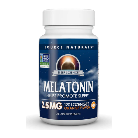 Source Naturals - Melatonin 2.5mg Orange - 120 Lozenges