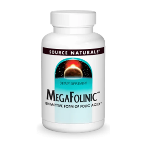Source Naturals - Megafolinic Acid - 120 Tablets