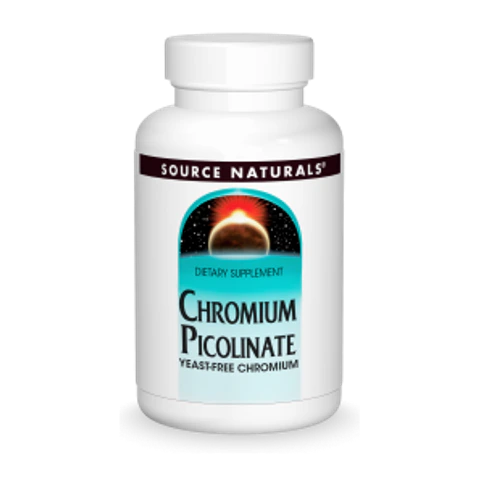 Source Naturals - Chromium Picolinate 200 mcg - 120 Tablets