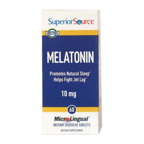 Superior Source - Melatonin 10 mg - 100 Tablets