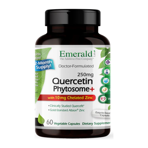 Emerald Labs - Quercetin Phystosome 250 mg with Zinc - 60 Veg Capsules