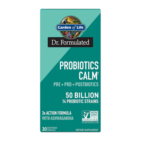 Garden of Life - Dr. Formulated Probiotics Calm 50 Billion - 30 Veg Capsules