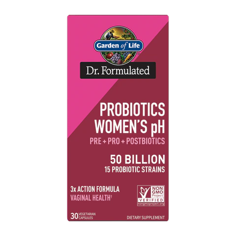 Garden of Life - Dr. Formulated Probiotics Womens pH 50 Billion - 30 Veg Capsules