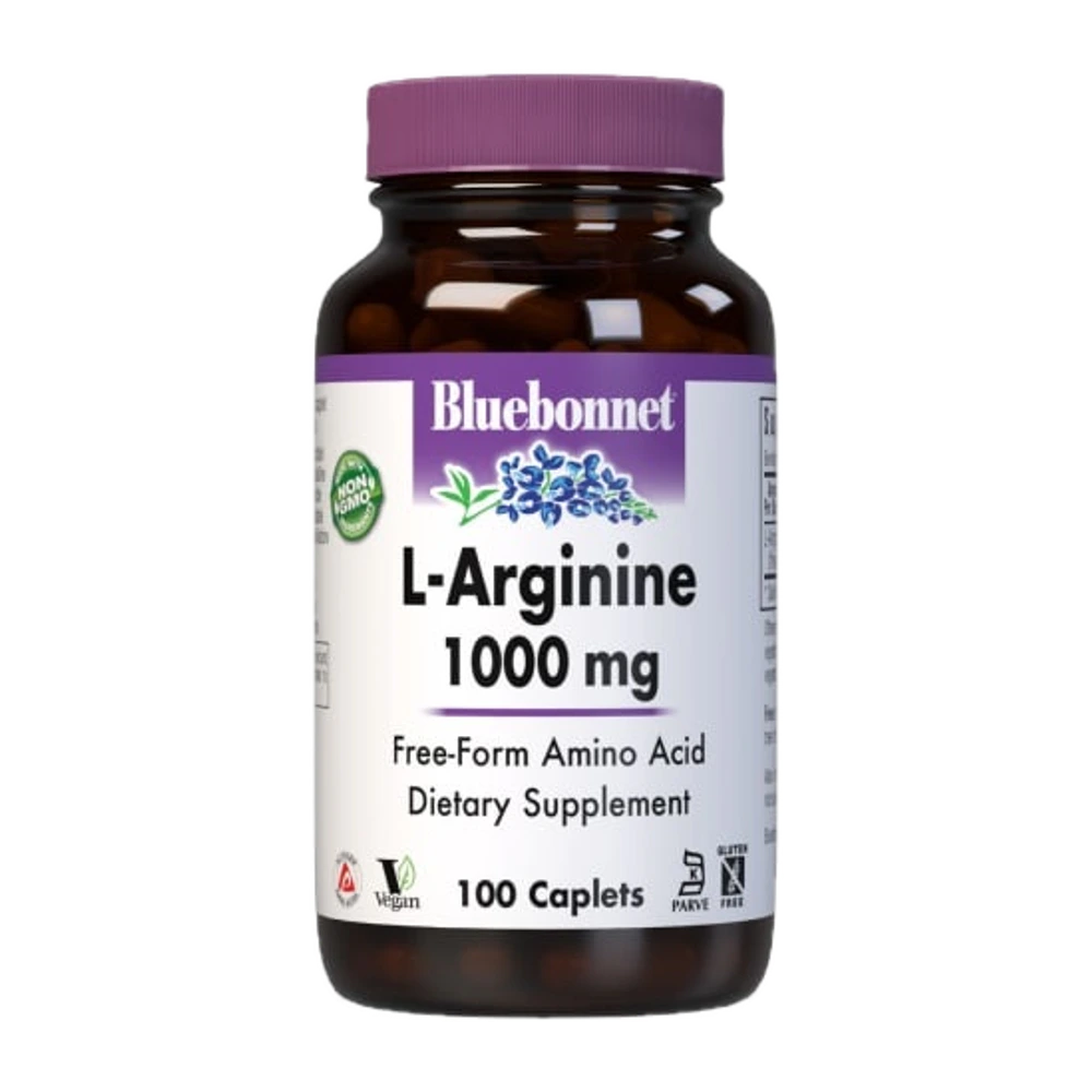 Bluebonnet - L-Arginine 1000 mg - 100 Capsules