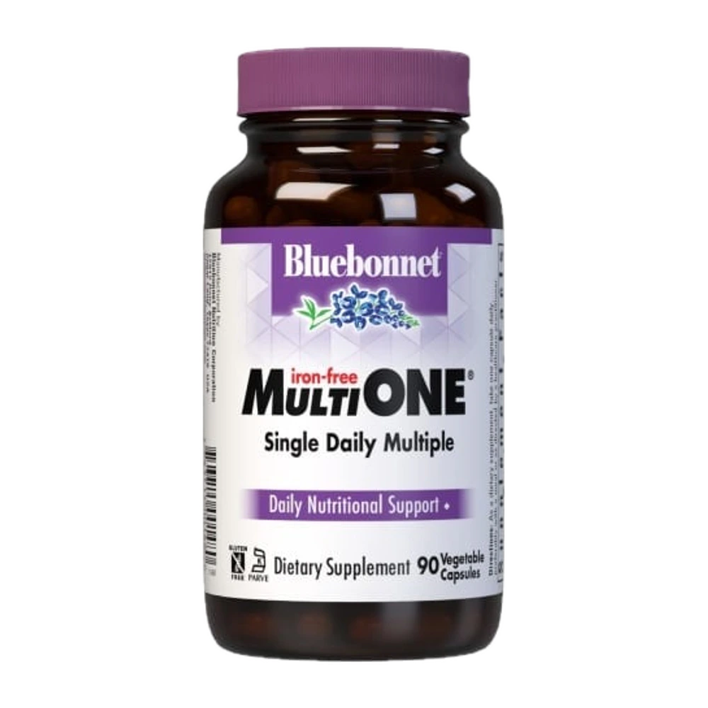 Bluebonnet - Multi One Iron Free Multivitamin - 90 Veg Capsules