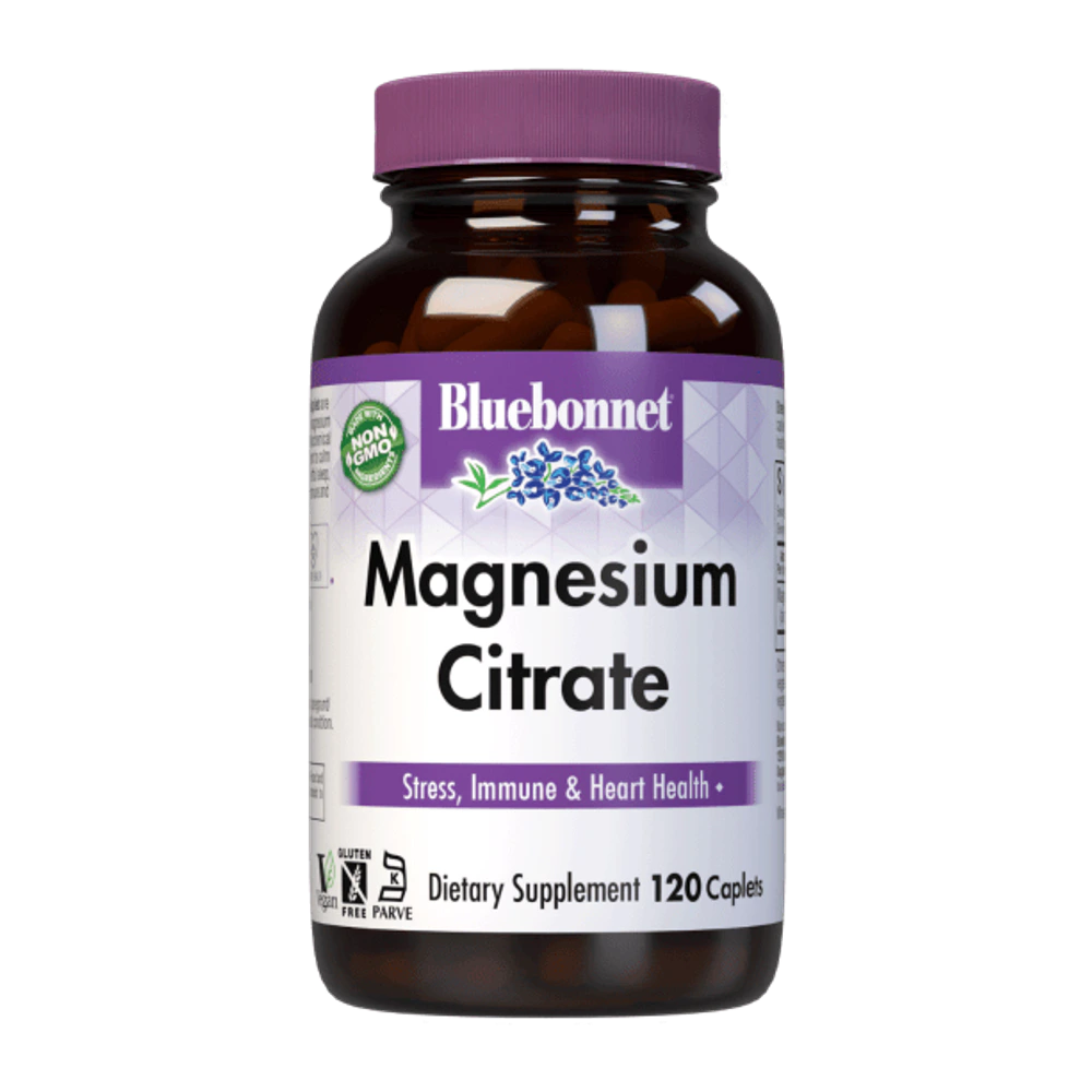 Bluebonnet - Magnesium Citrate - 120 Capsules