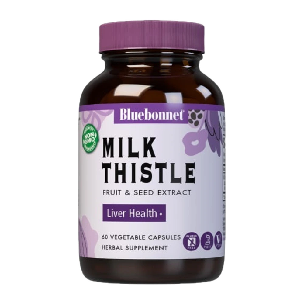Bluebonnet - Milk Thistle Fruit & Seed Extract - 60 Veg Capsules