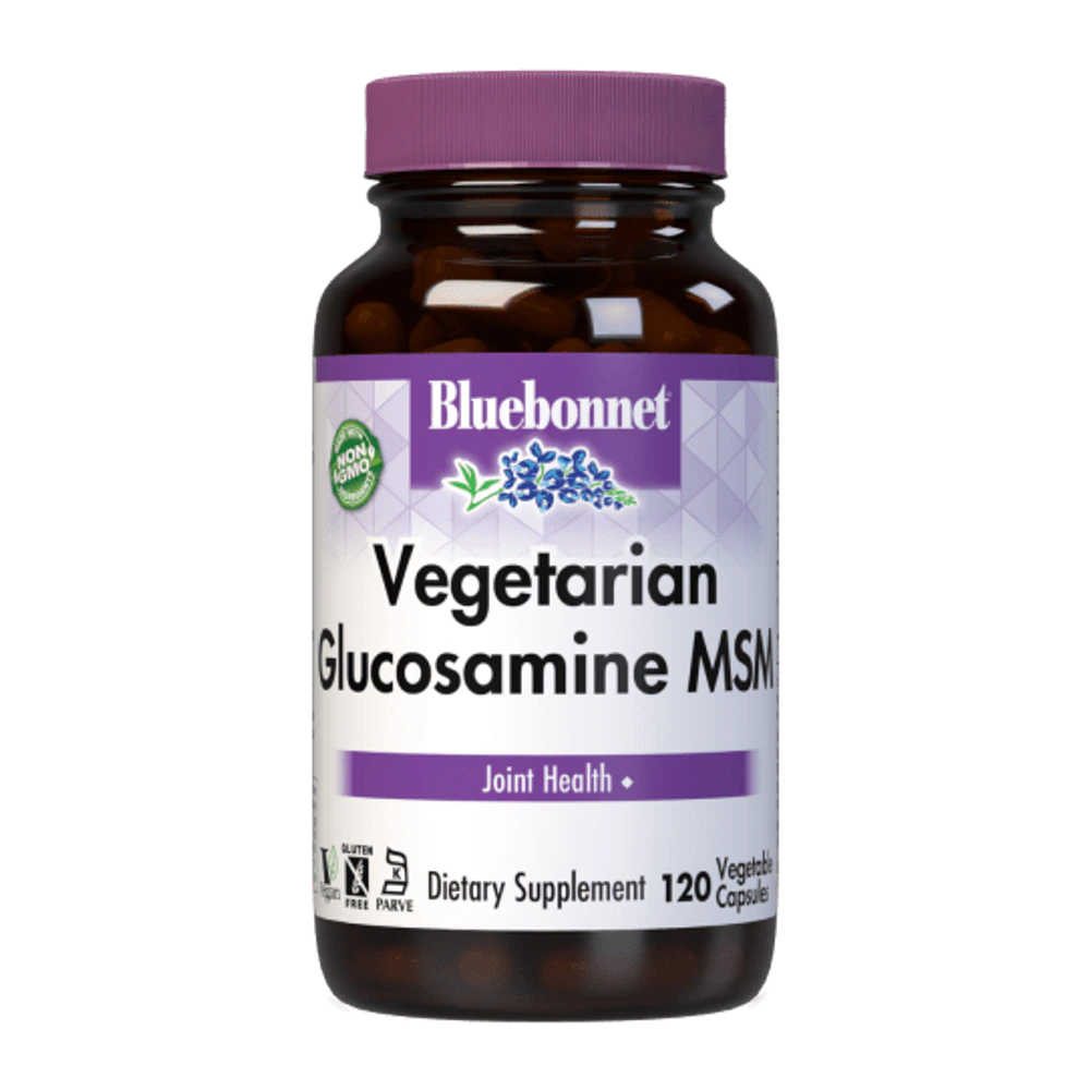 Bluebonnet - Veg Glucosamine MSM - 120 Veg Capsules
