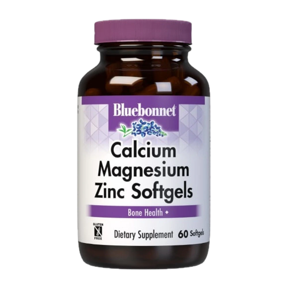 Bluebonnet - Calcium Magnesium Zinc - 60 Softgels