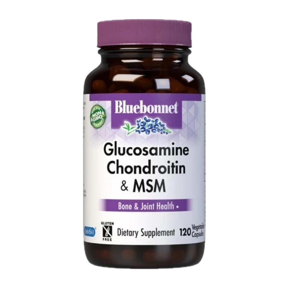 Bluebonnet - Glucosamine Chondroitin MSM - 120 Capsules