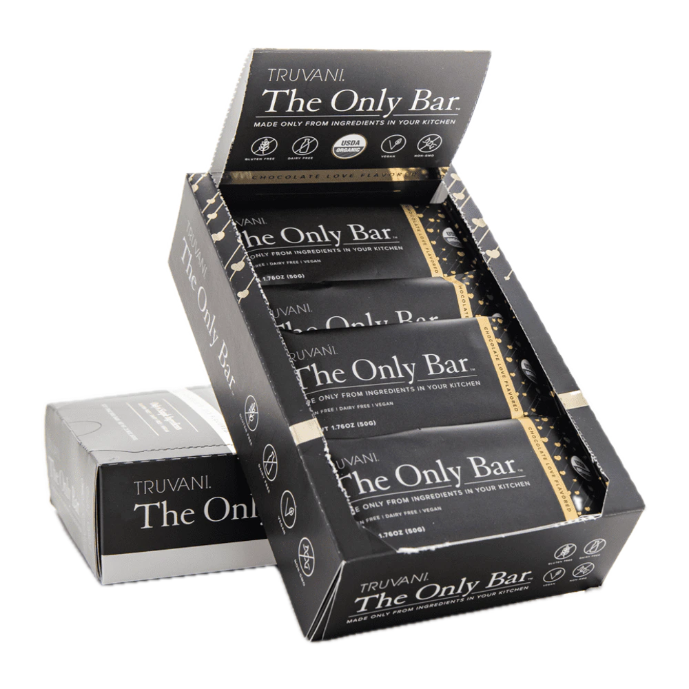 Truvani - Box of The Only Protein Bars Chocolate Brownie - 12 Bars
