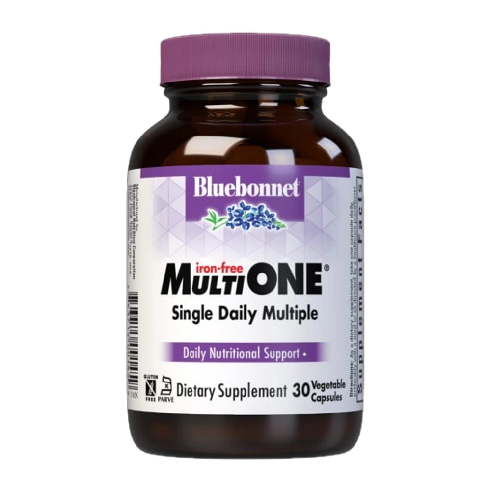 Bluebonnet - Multi One Iron Free - 30 Veg Capsules