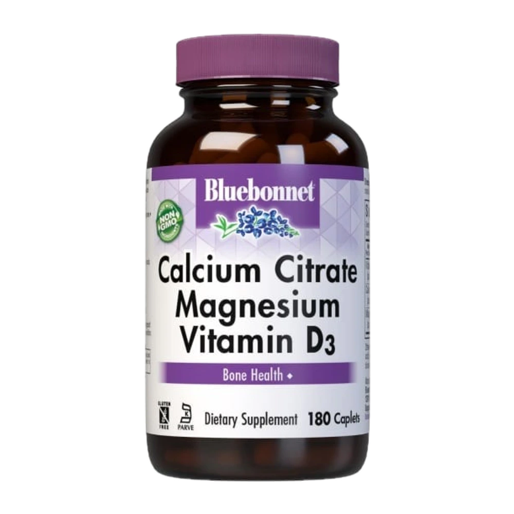 Bluebonnet - Calcium Citrate Plus Vitamin D3 - 180 Capsules