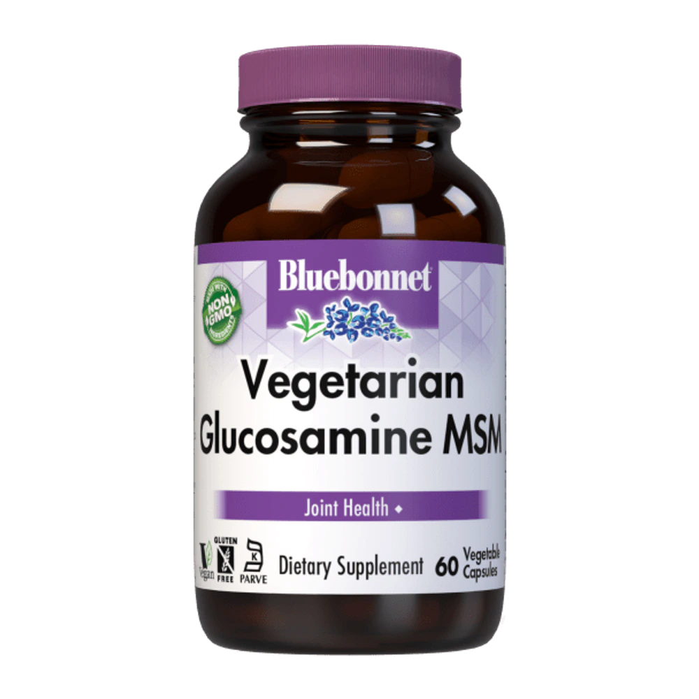 Bluebonnet - Veg Glucosamine MSM - 60 Veg Capsules