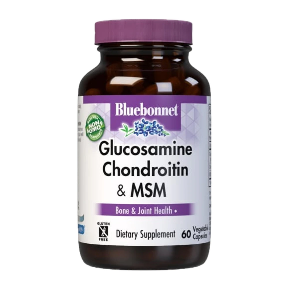 Bluebonnet - Glucosamine Chondroitin with MSM - 60 Capsules
