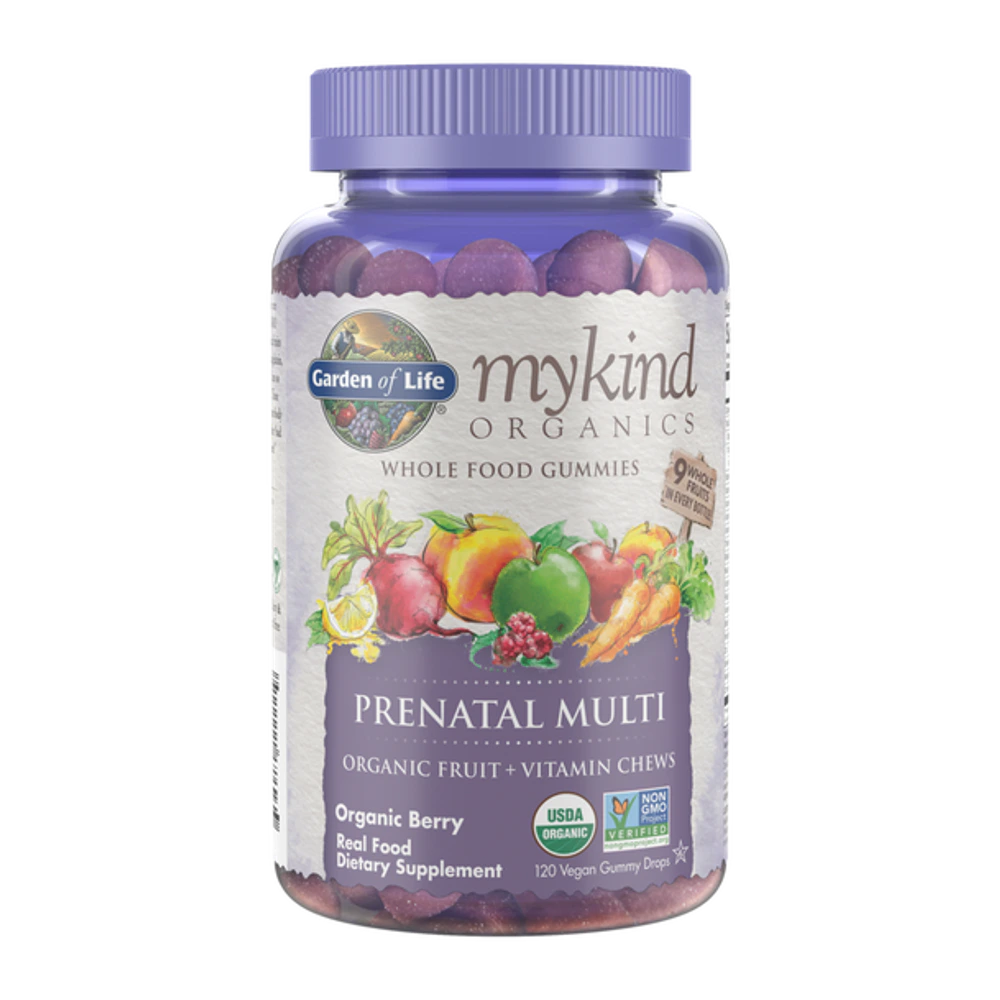 Garden of Life - Mykind Organics Prenatal Multivitamin Berry - 120 Gummies