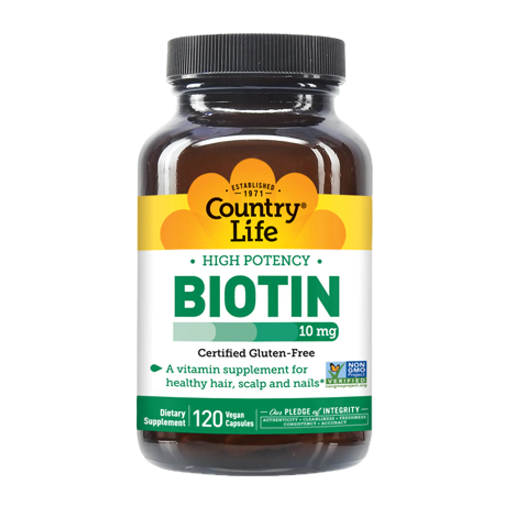 Country Life - Biotin 10 mg - 120 Tablets
