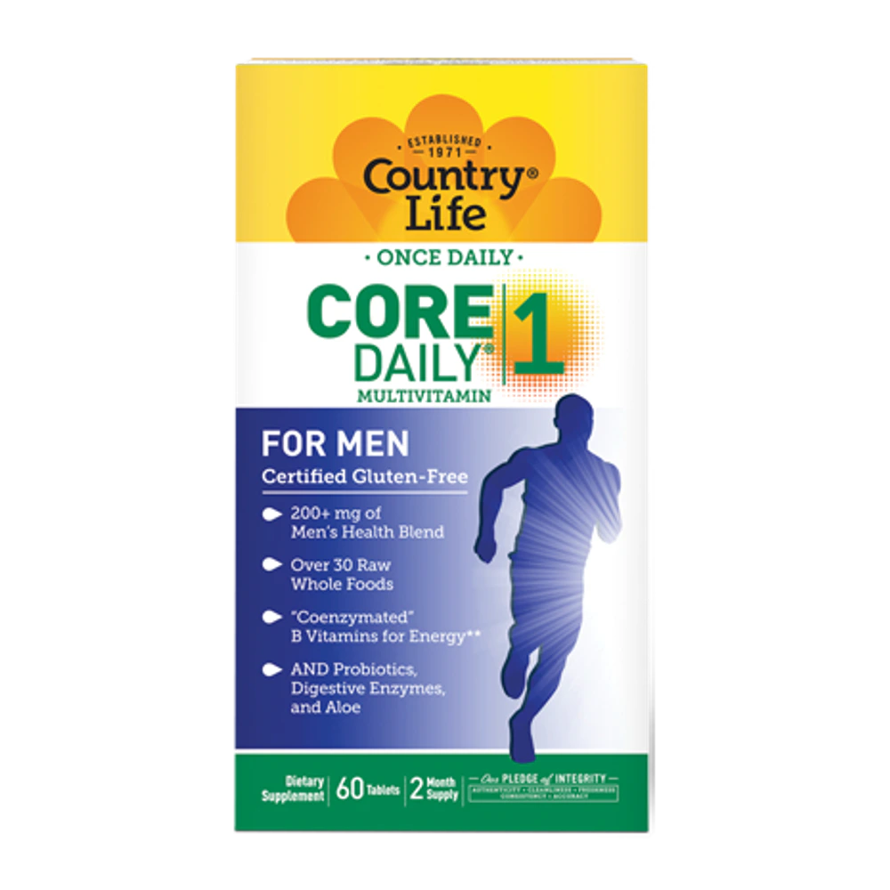 Country Life - Core Daily 1 For Men - 60 Tablets