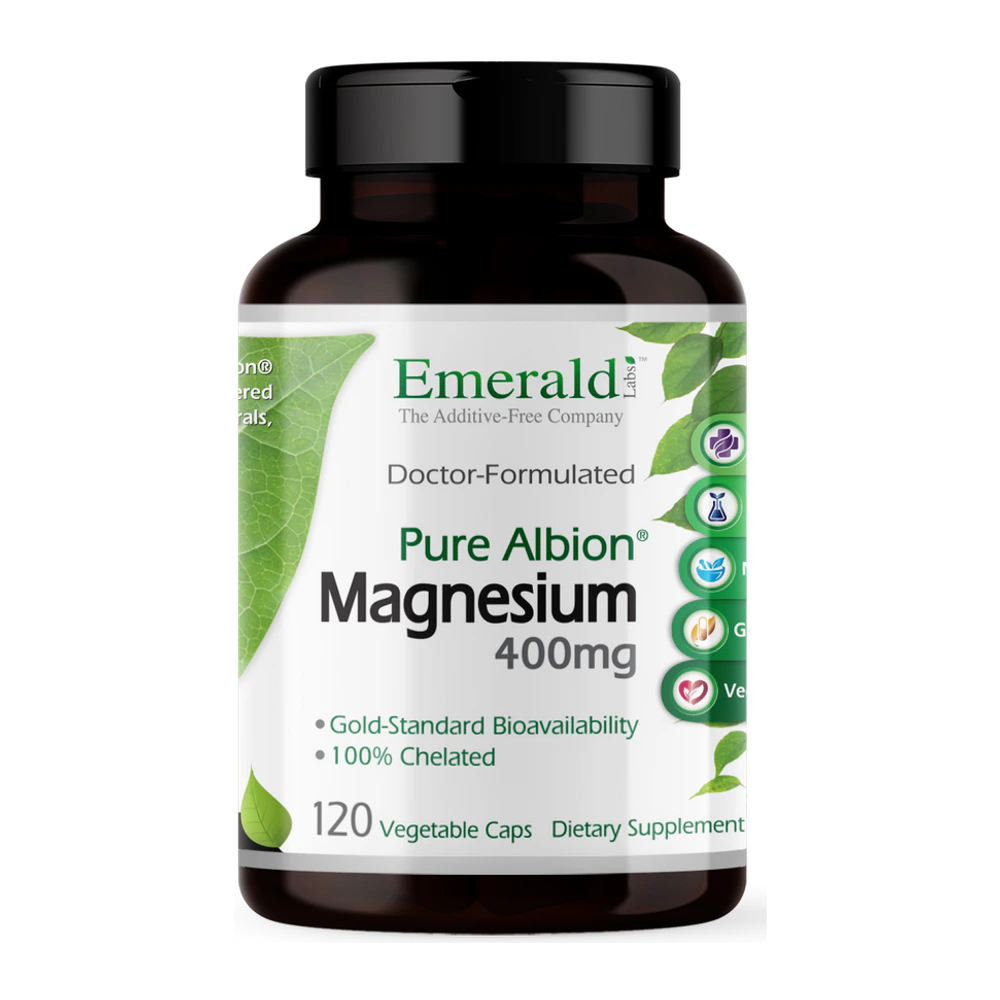 Emerald Labs - Magnesium 400 mg - 120 Veg Capsules