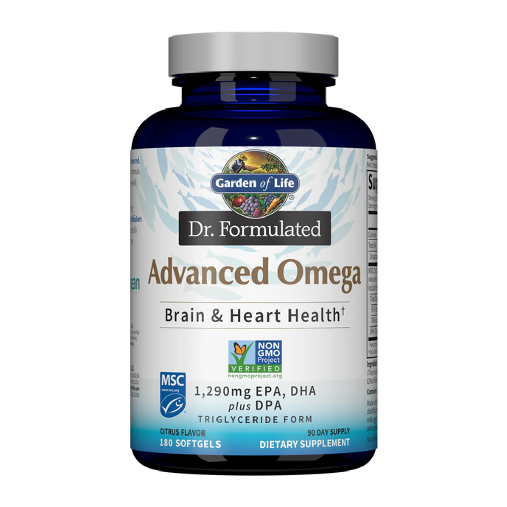 Garden of Life - Dr. Formulated Advanced Omega 3 - 180 Softgels