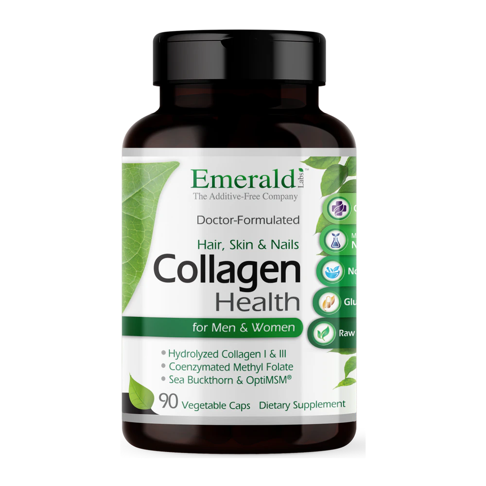 Emerald Labs - Collagen Health For Hair Skin & Nails - 90 Veg Capsules