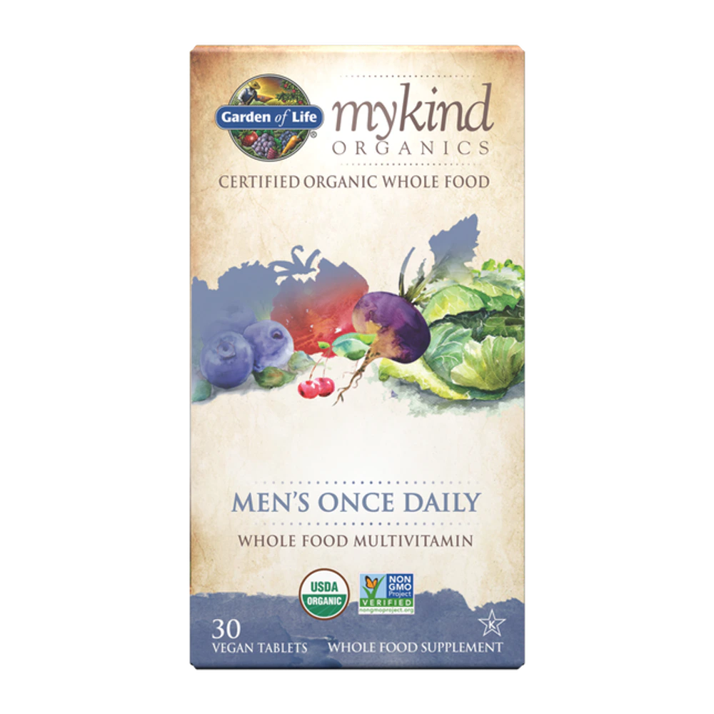 Garden of Life - Mykind Organics Men's Once Daily Multivitamin - 30 Tablets