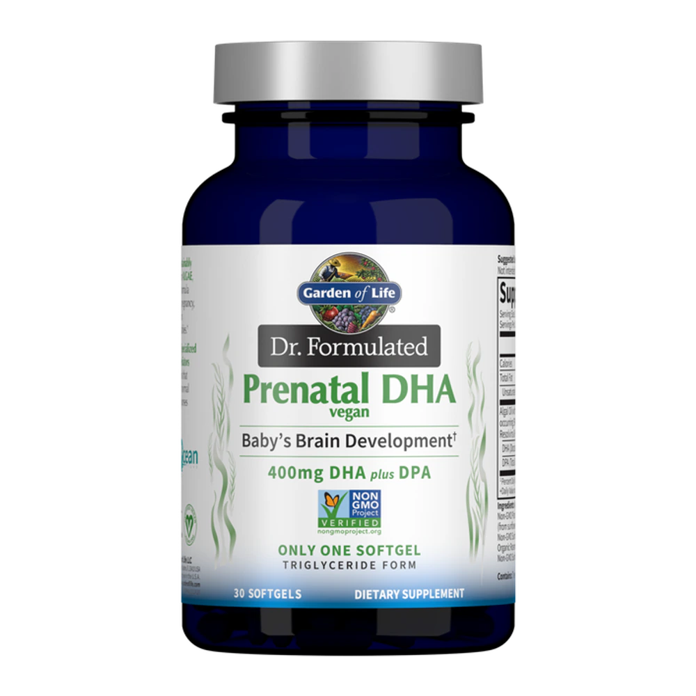 Garden of Life - Dr. Formulated Prenatal Dha Vegan 400 mg Dha Plus Dpa - 30 Softgels