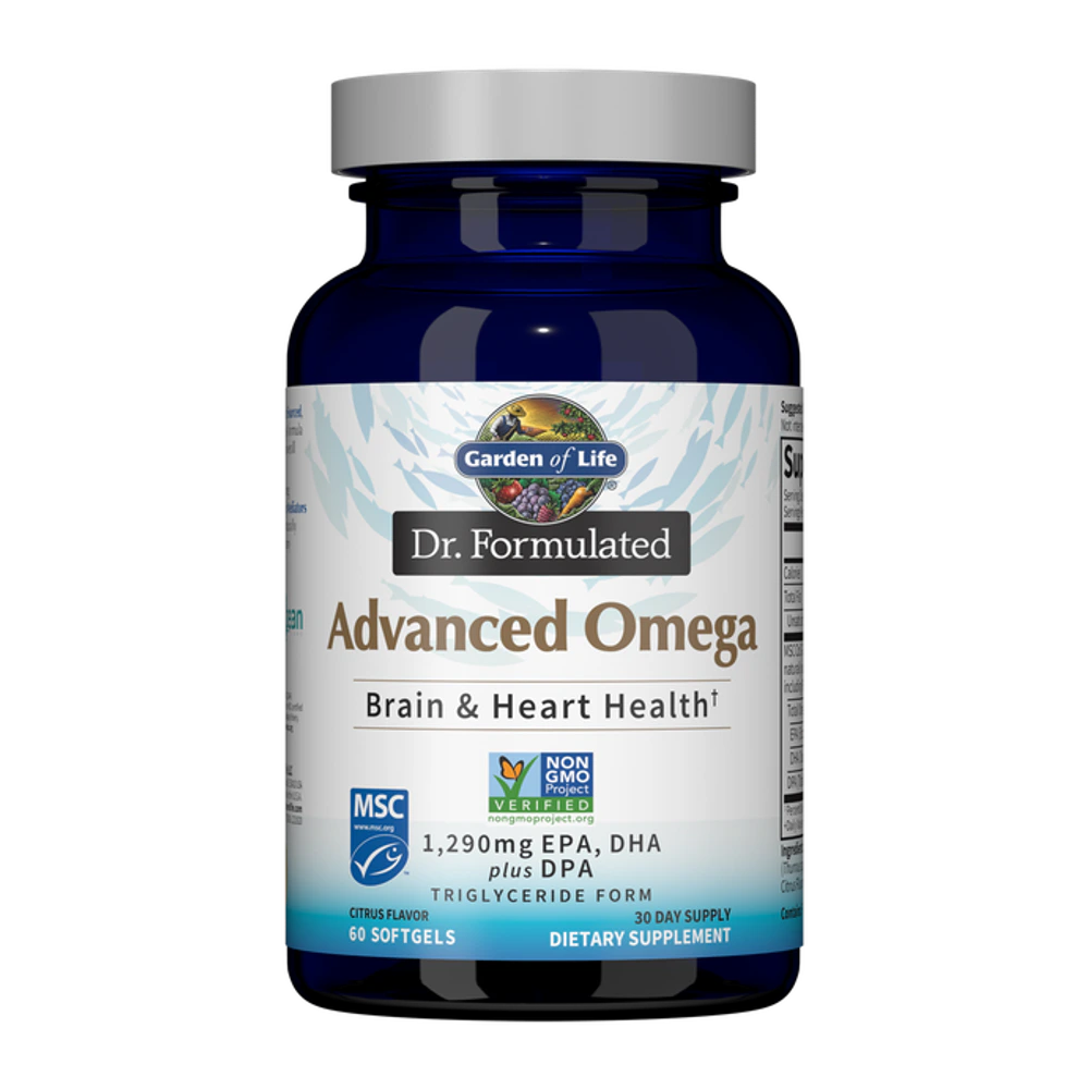 Garden of Life - Dr. Formulated Advanced Omega 3 - 60 Softgels