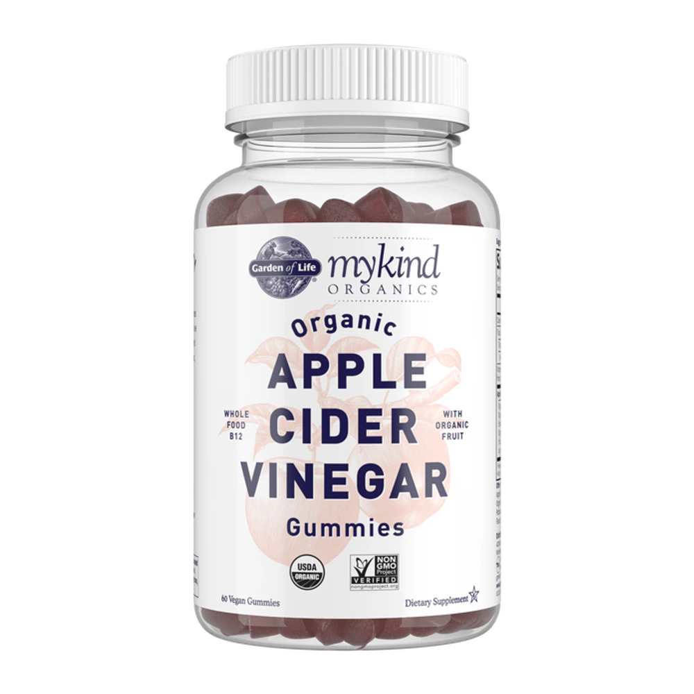 Garden of Life - Mykind Organics Apple Cider Vinegar Gummy - 60 Gummies