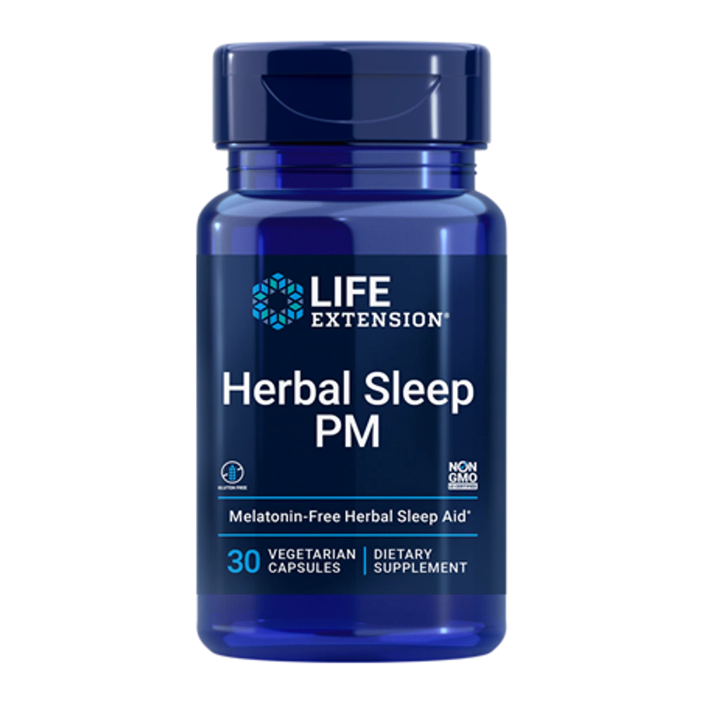 Life Extension - Herbal Sleep Pm - 30 Veg Capsules