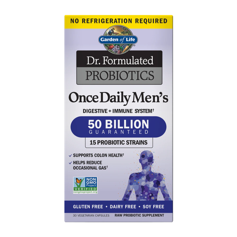 Garden of Life - Dr. Formulated Once Daily Men's Probiotic 50 Billion - 30 Veg Capsules
