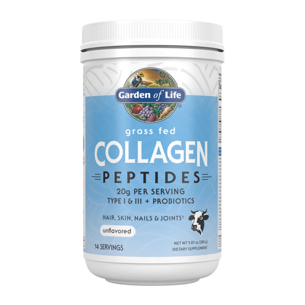 Garden of Life - Grass Fed Collagen Peptides Unflavored - 280 g