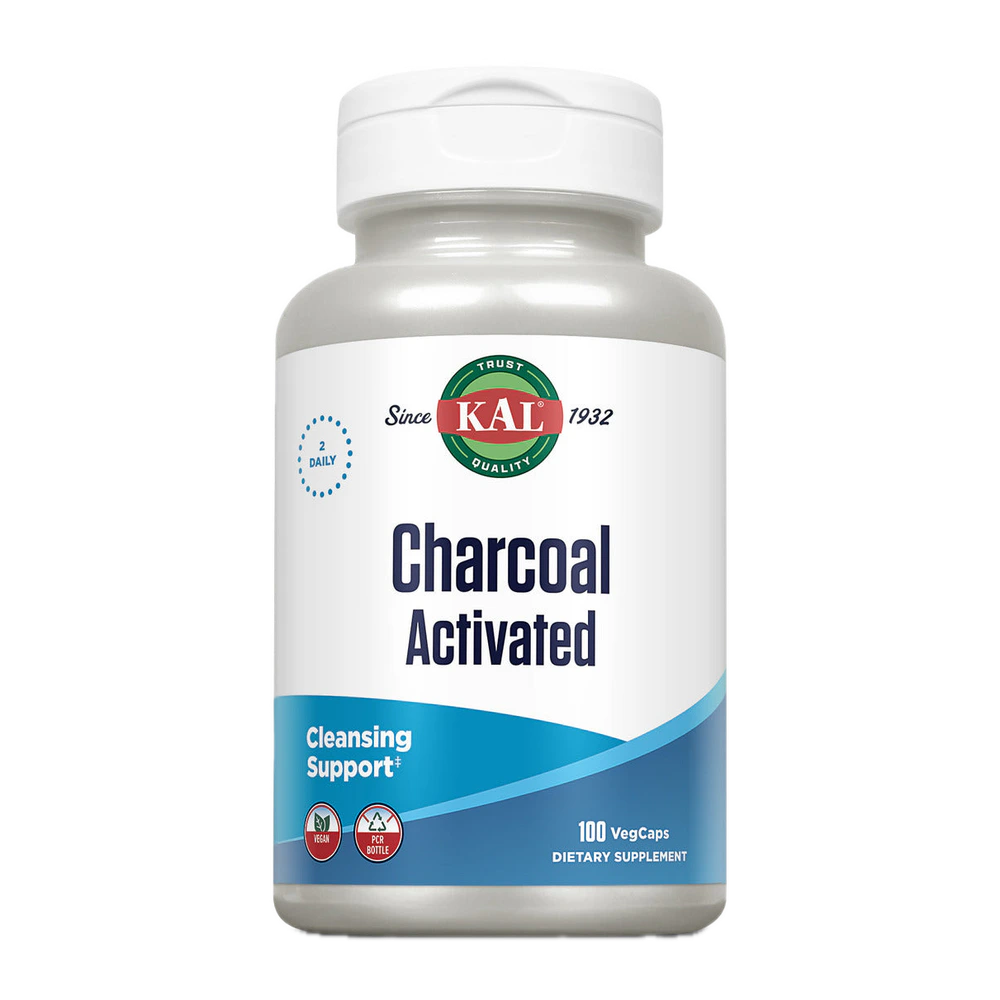Kal - Charcoal Activated - 100 Capsules