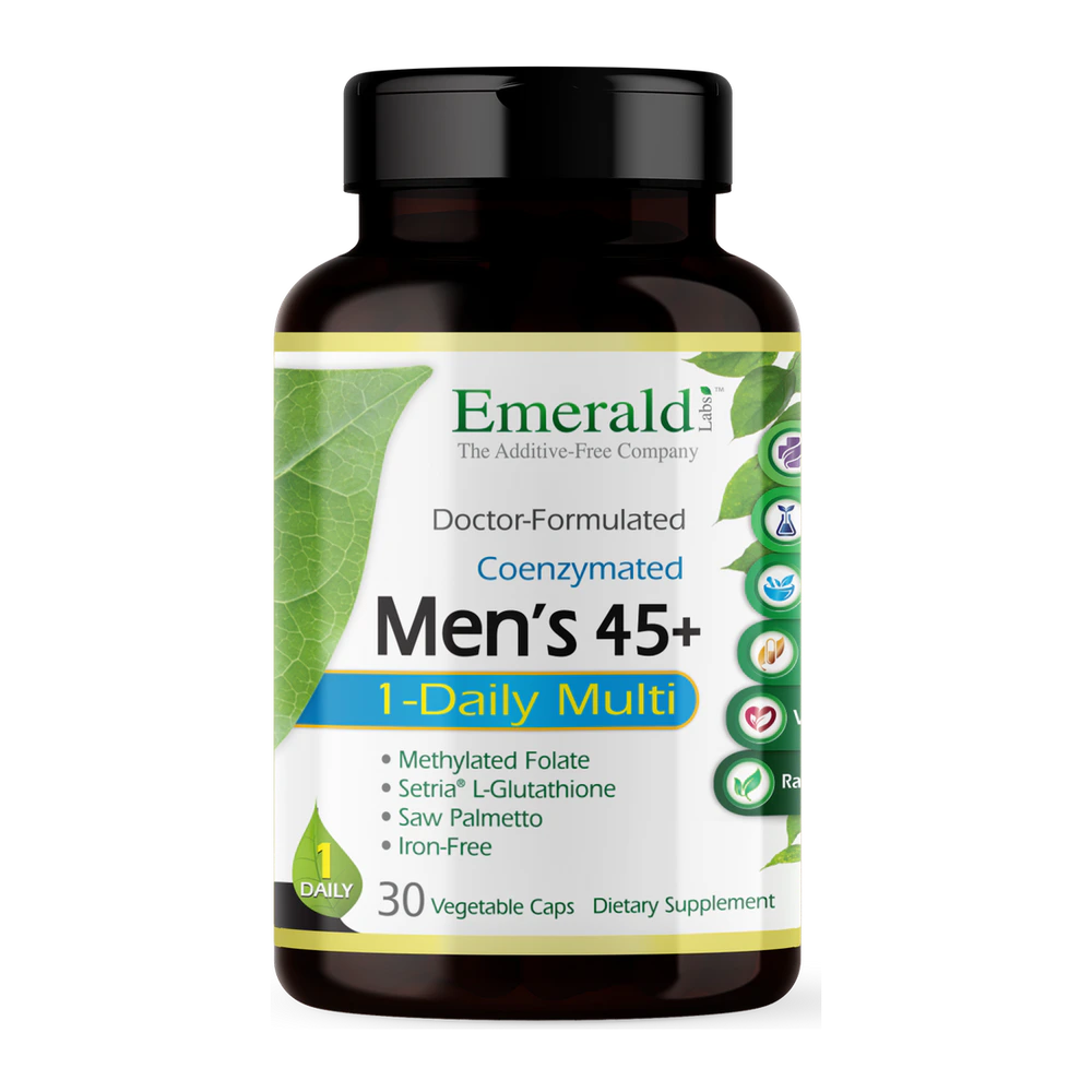 Emerald Labs - Men's 45+ 1 Daily Multivitamin - 30 Veg Capsules