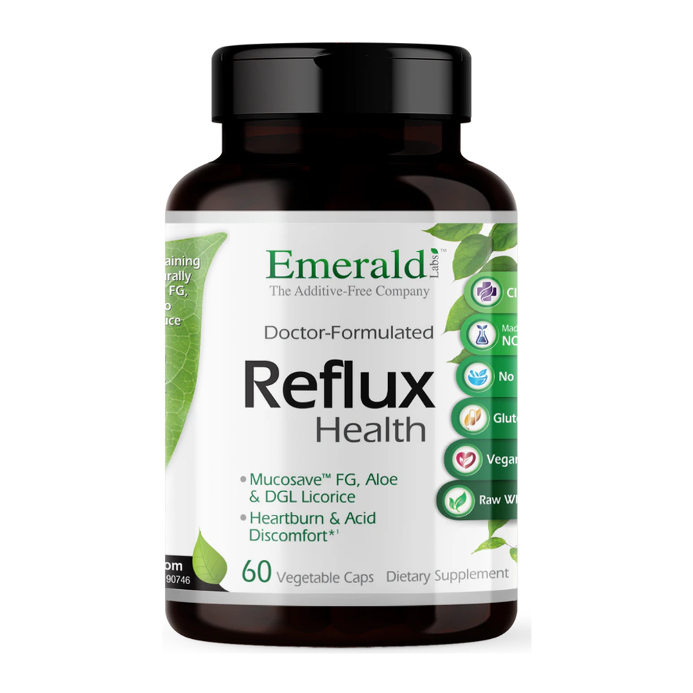 Emerald Labs - Reflux Health - 60 Veg Capsules