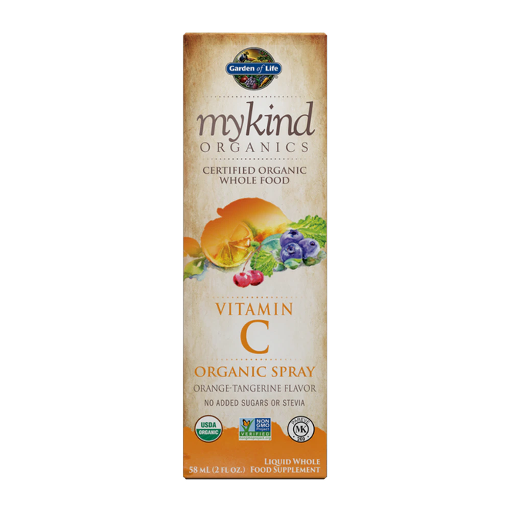 Garden of Life - Mykind Organics Vitamin C Organic Spray Orange-Tangerine - 2 oz